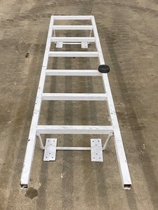 lot 24 image: Steel-Tube Wall-Mount Roof-Access Ladder