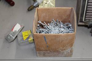 lot 969 image: Lot of (1 Box) Assorted Large Nails