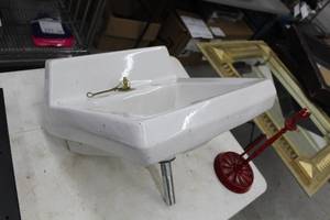 lot 978 image: Wall-Mount Bathroom Sink
