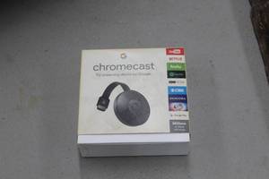 lot 995 image: Google Chromecast TV Streaming Device (in original box)