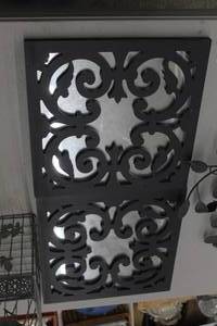 lot 1010 image: Lot of (2) Mirror Wall Dcor