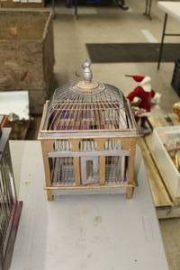 lot 1013 image: MetalWood Bird Cage