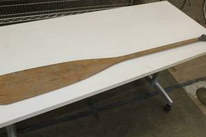lot 1084 image: J.H. Alexander & Son Indian Head Wood Oar 54