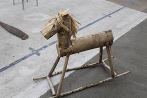 lot 1094 image: Rocking Horse