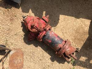 lot 69 image: Vintage Large Cast Iron Fire Hydrant