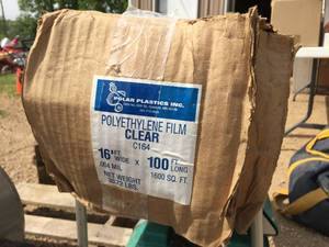 lot 88 image: 16 x 100 Roll Clear Polyethylene Film