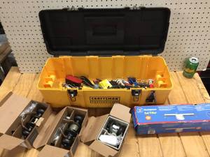 lot 129 image: Craftsman Toolbox - Tools - Door Hardware