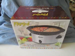 Parini dual compartment slow cooker...