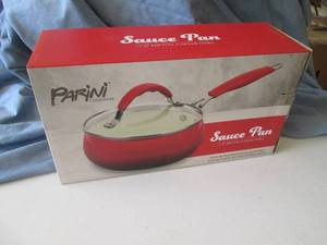 Parini 1.5qt sauce pan aluminum ena...