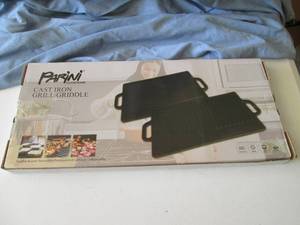 Parini cast iron grillgriddle (new...