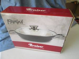 Parini 3.5qt Brasier porcelain enam...