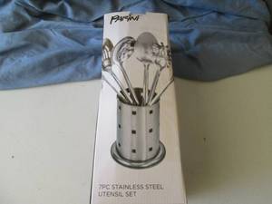 Parini 7pc stainless steel utensil ...