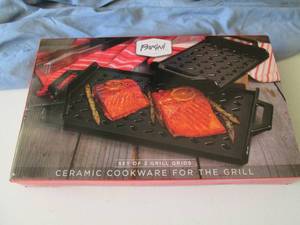 Parini set of 2 grill grids non sti...