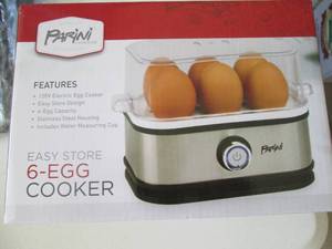 Parini 6-egg cooker (new in box)...