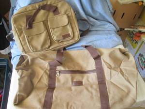2pc Bella russo canvas travel bags ...