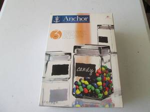 Anchor 3pc candy jar set (new in bo...