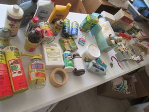 Large garage lot, includes oil, atf...