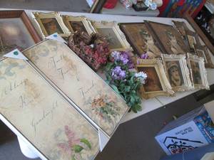 Framed prints and picture frames, a...