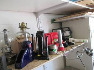 Flashlights, oil lamps, radio, powe...