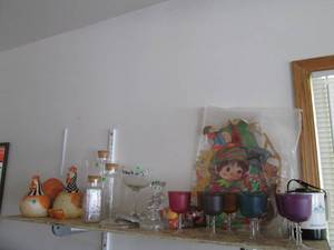 shelf of contents includes plastic ...