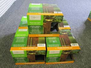 lot 11 image: 5 new mainstays solar powered LED p...