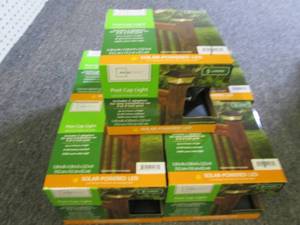 lot 16 image: 5 new mainstays solar powered LED p...