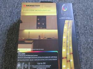lot 40 image: monster 3-led strip mood light ...