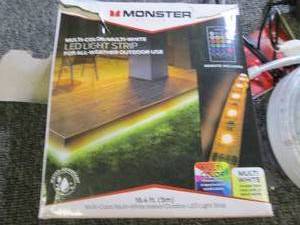 lot 44 image: monster multi color multi white le...