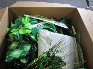 lot 70 image: box of new st patricks day items ...
