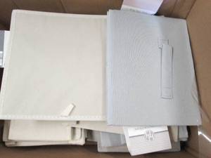 lot 88 image: lot of small fabric bins ...
