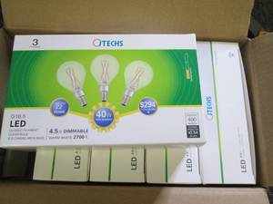 lot 103 image: 5packs of 3 LED 40 watt replacement...