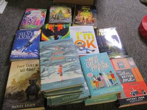 lot 121 image: box of 15 new kids books ...
