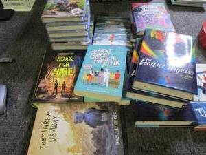lot 127 image: box of 19 new kids books ...