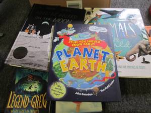 lot 128 image: box of 13 new kids books ...