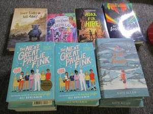lot 129 image: box of 15 new kids books ...