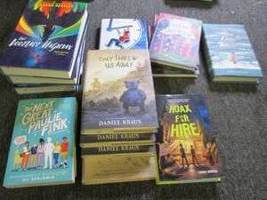 lot 132 image: box of 16 new kids books ...