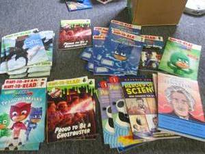 lot 137 image: box of 36 new kids books ...