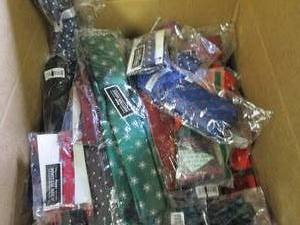 lot 142 image: box of a mixture of 100 new ties an...