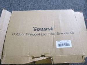 lot 173 image: out door log rack bracket kit ...