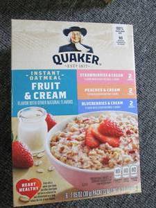 lot 189 image: 6 packages of 6 quaker instant oatm...