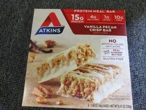 lot 212 image: 6 packages of atkins protien meal b...