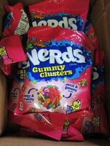 lot 217 image: 125oz packages of nerds gummy clus...