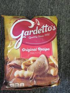 lot 218 image: 75.5 packages of gardettos origina...