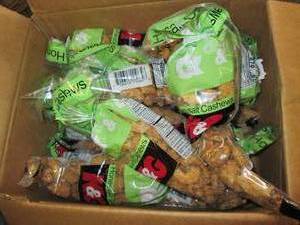 lot 224 image: 12packages of honeysalt cashews be...