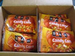 lot 229 image: 366oz bags of brachs candy corn ...