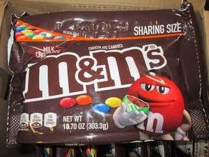 lot 233 image: 810.70 oz bags of m&ms best buy da...
