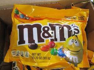 lot 235 image: 710.70 oz bags of peanut M&Ms best...