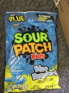 lot 241 image: 88oz bagsof blue rasberry sour pat...