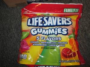 lot 242 image: 426oz bags of lifesaver gummies be...