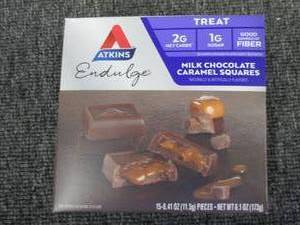 lot 249 image: 6 boxes of atkins milk chocolate ca...